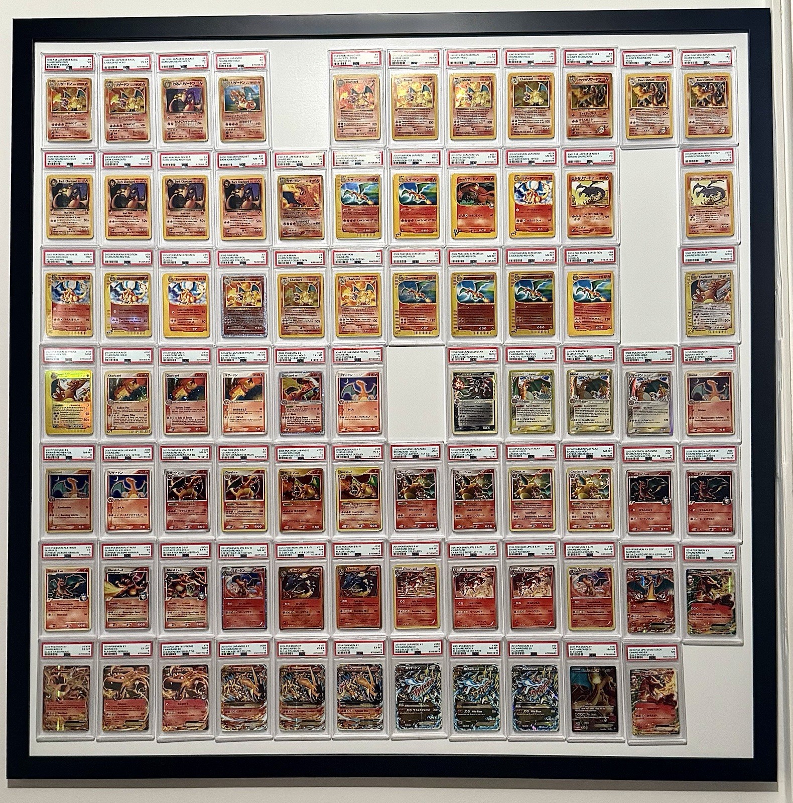 Charizard Ultimate Collection All Artworks PSA 1996-2025 Pokemon TCG Rarity Charizard Ultimate Collection All Artworks PSA 1996-2025 Pokemon TCG Rarity