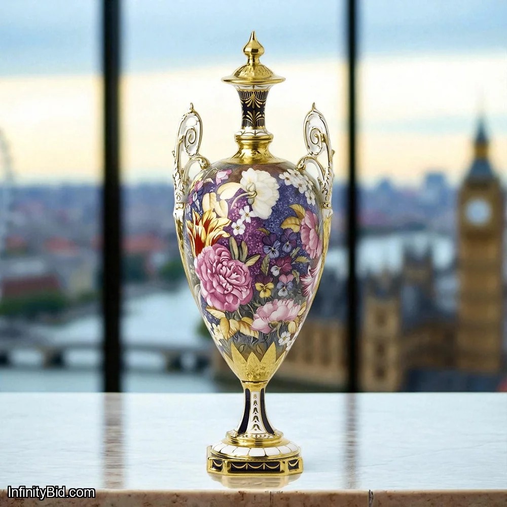 Royal Crown Derby Prestige Repton Vase PRESVA62148 Royal Crown Derby Prestige Repton Vase PRESVA62148