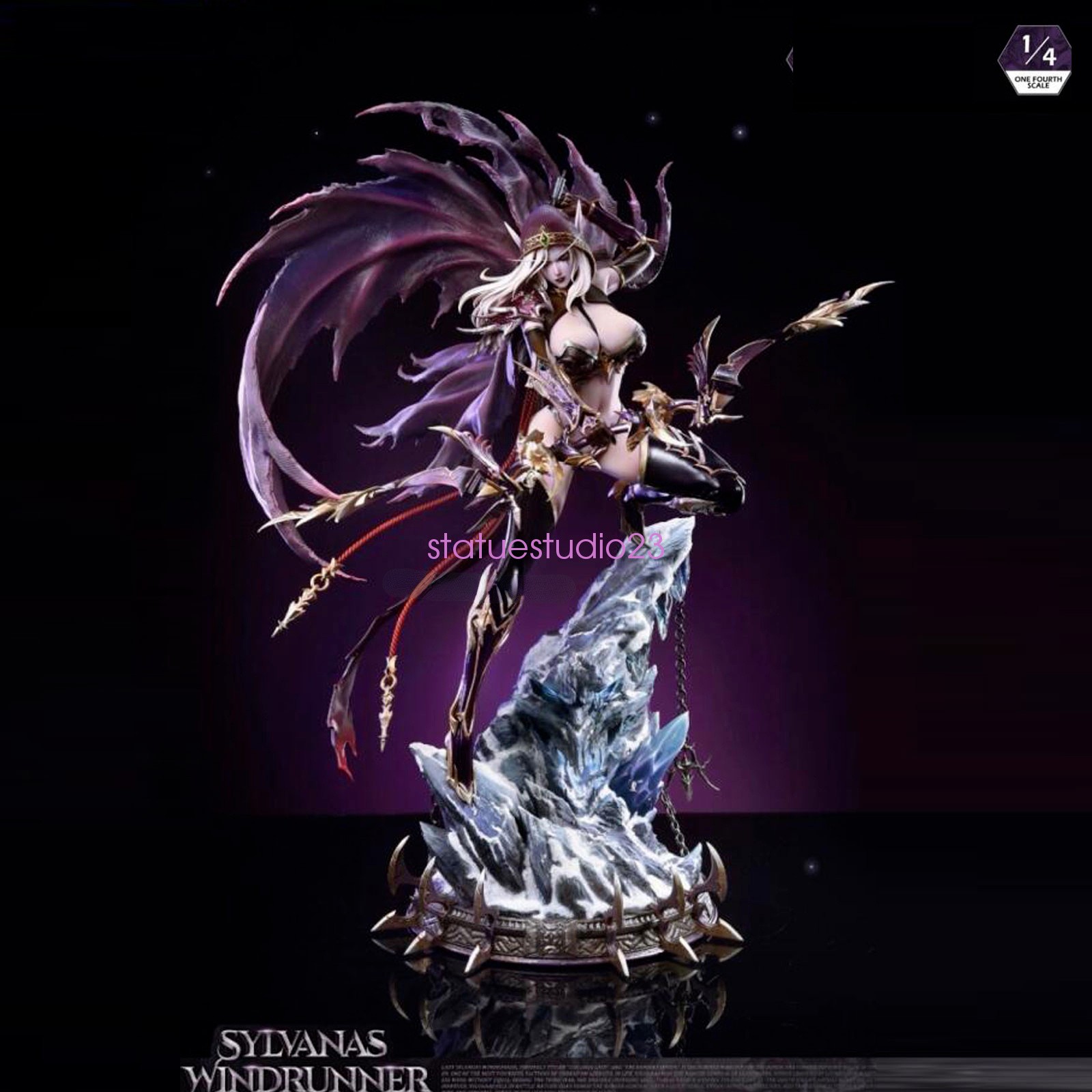 BUS 1/4 World of Warcraft Sylvanas Windrunner Statue Model A Deluxe Edition BUS 1/4 World of Warcraft Sylvanas Windrunner Statue Model A Deluxe Edition