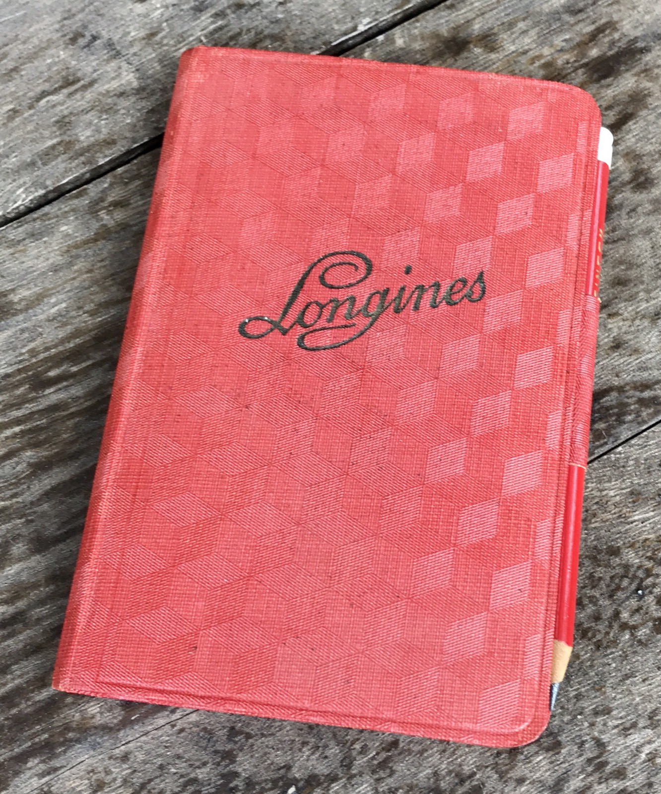 LONGINES Vintage 1931 Notebook Notepad Agenda Calendar Spanish Chrono OEM 13ZN/