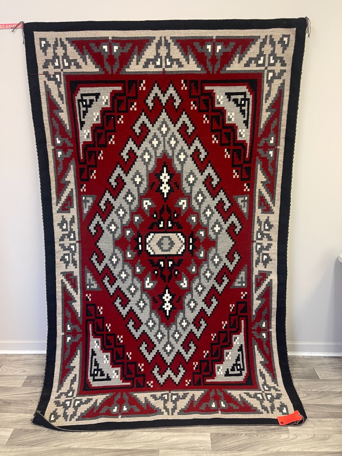 Beth Lewis Ganado style Navajo rug -Extra large weaving, vintage Native American Beth Lewis Ganado style Navajo rug -Extra large weaving, vintage Native American