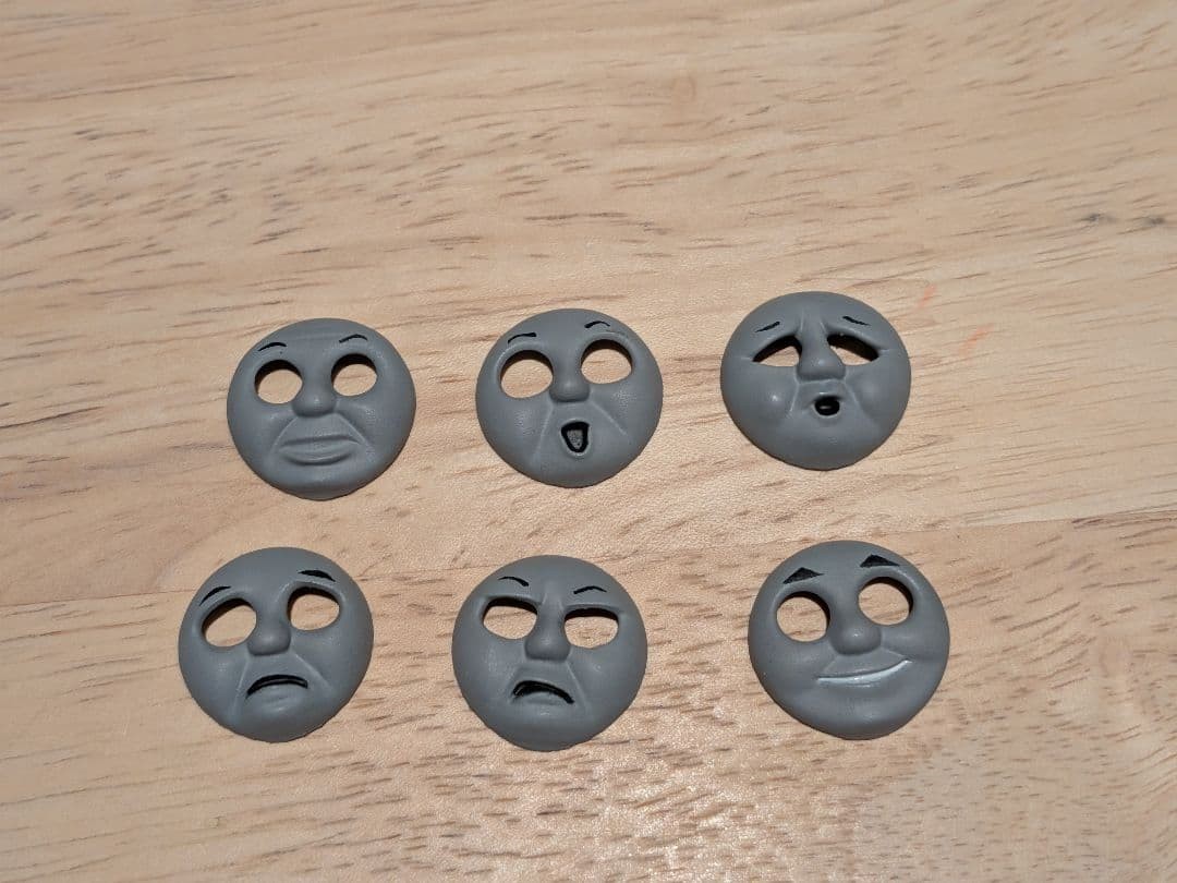 Bachmann Thomas HO OO Gauge Face Parts 6 Expressions Magnets Authentic Age 15+ Bachmann Thomas HO OO Gauge Face Parts 6 Expressions Magnets Authentic Age 15+