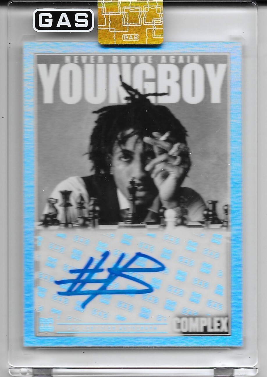 2026 GAS x Complex NBA Never Broke Again Youngboy Silver FOIL AUTO RC #CYB 14/20