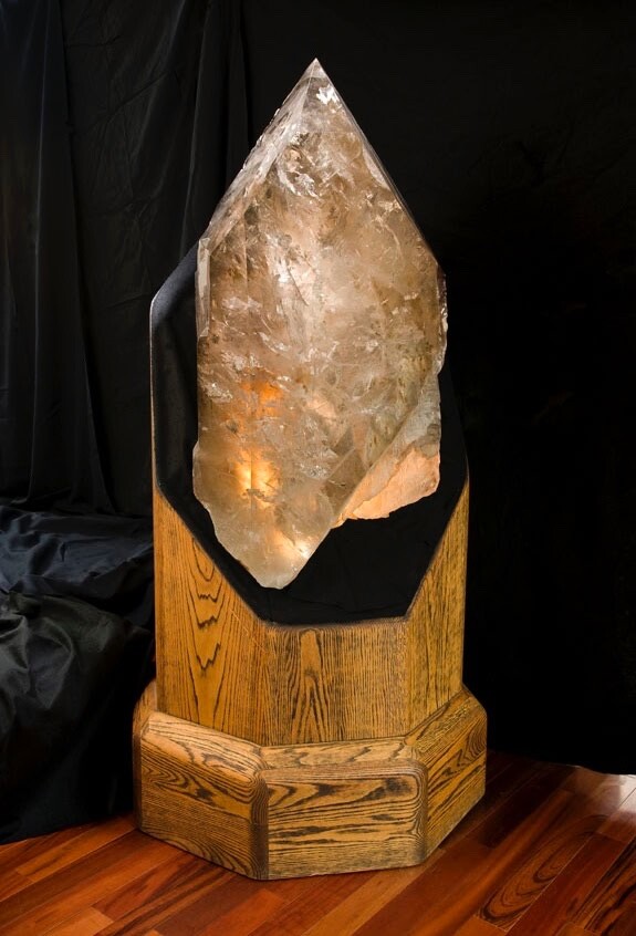 6 ft tall Black Tourmaline Quartz Crystals