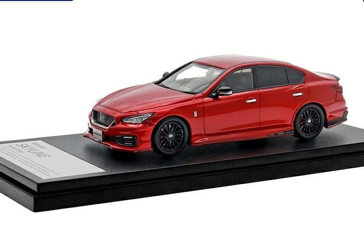 Hi-Story 1/43 Nissan Skyline NISMO 2023 V37 Carmine Red Diecast Model Car Hi-Story 1/43 Nissan Skyline NISMO 2023 V37 Carmine Red Diecast Model Car