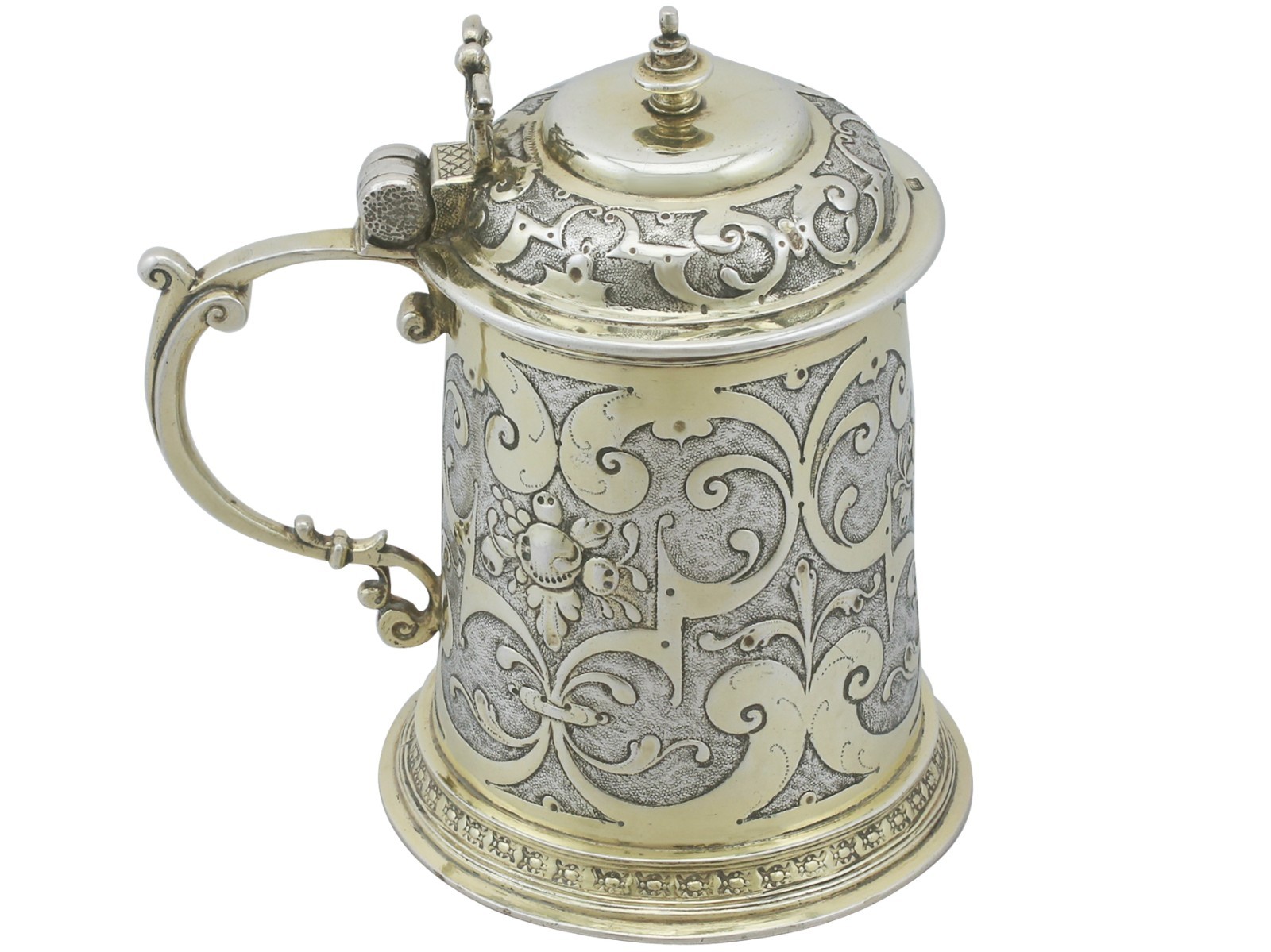 Antique German Silver Tankard Circa 1610 Antique German Silver Tankard Circa 1610