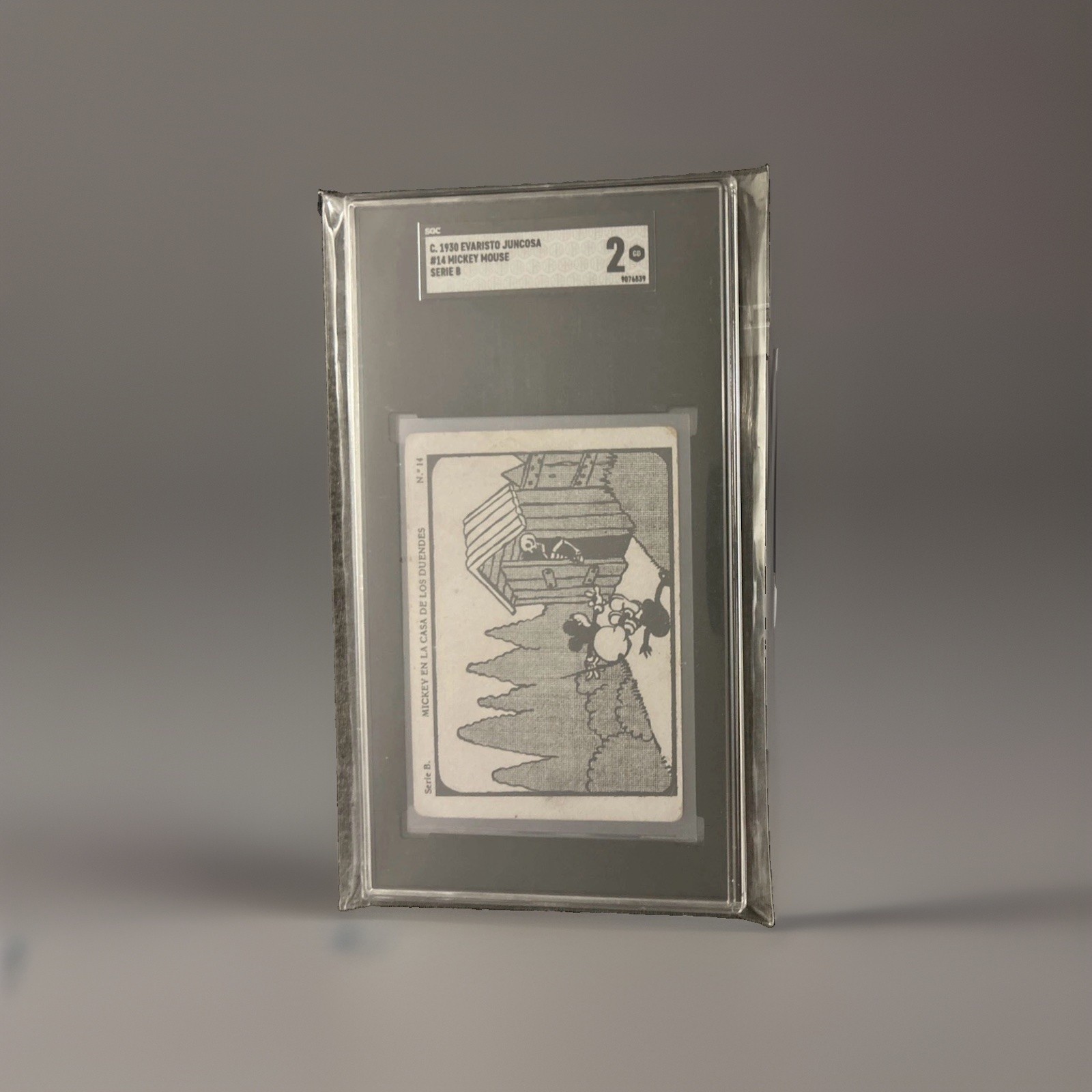 1929/30 Juncosa Chocolate Mickey Mouse Rookie Sgc 2 - Earliest DISNEY #14 1929/30 Juncosa Chocolate Mickey Mouse Rookie Sgc 2 - Earliest DISNEY #14