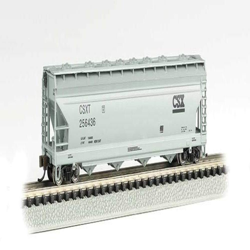 Bachmann Trains Acf 56 4-Bay Center-Flow Hopper - Csx 256436 - N Scale Bachmann Trains Acf 56 4-Bay Center-Flow Hopper - Csx 256436 - N Scale