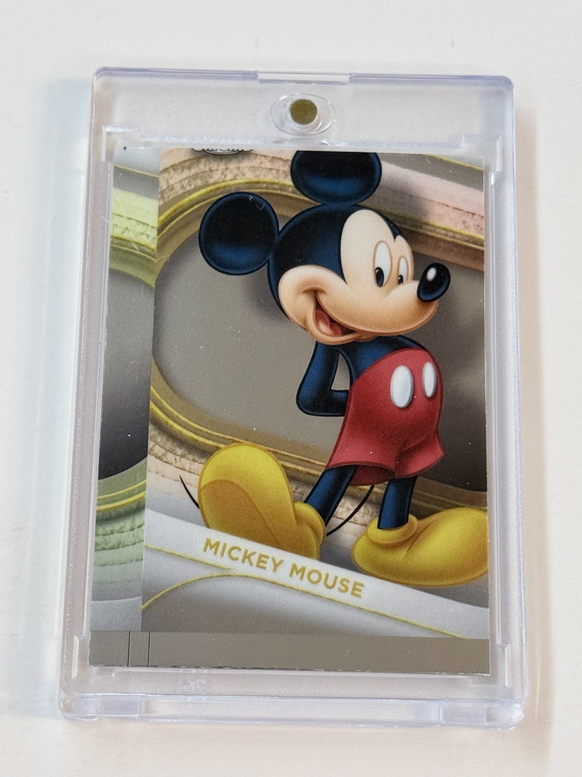 Miscut 2025 Topps Chrome Disney Mickey Mouse *Error Card* One Of A Kind Anomaly