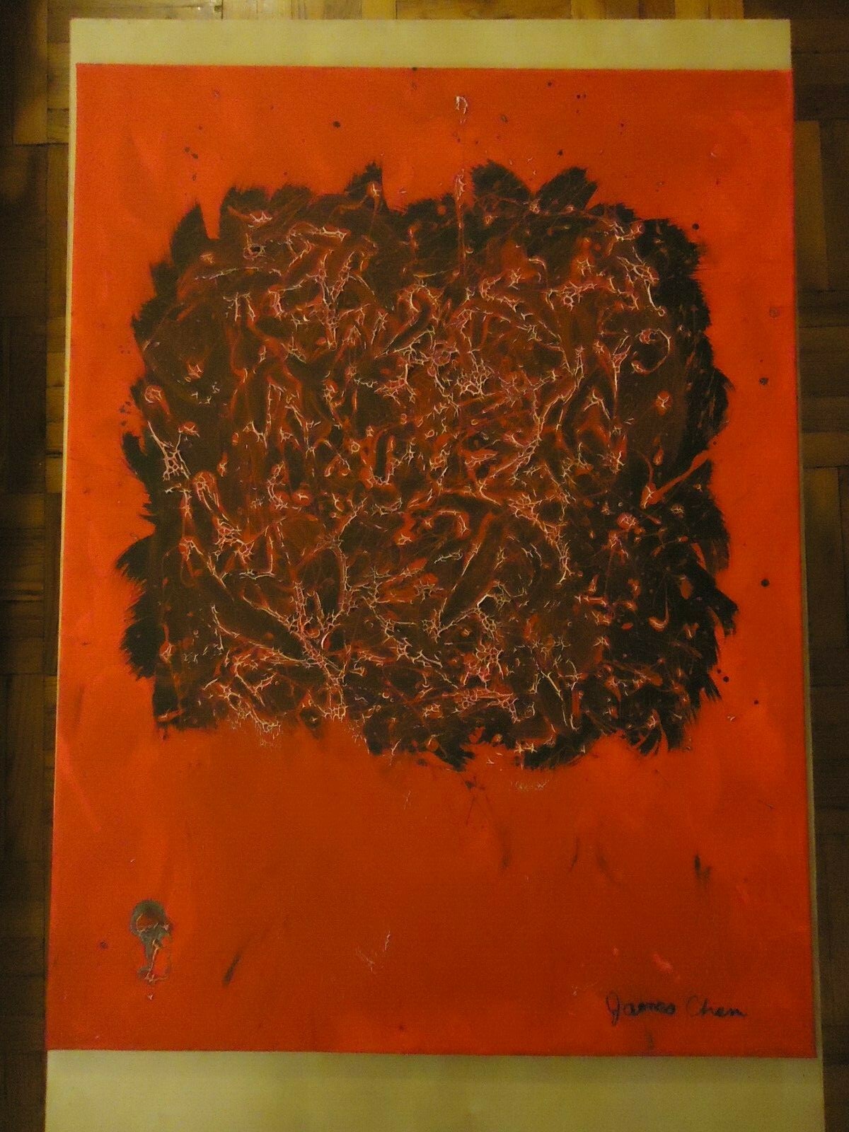 ''PAINTING # 69 '' ORIGINAL MODERN ART ABSTRACT ART HUGE PAINTING ON CANVAS