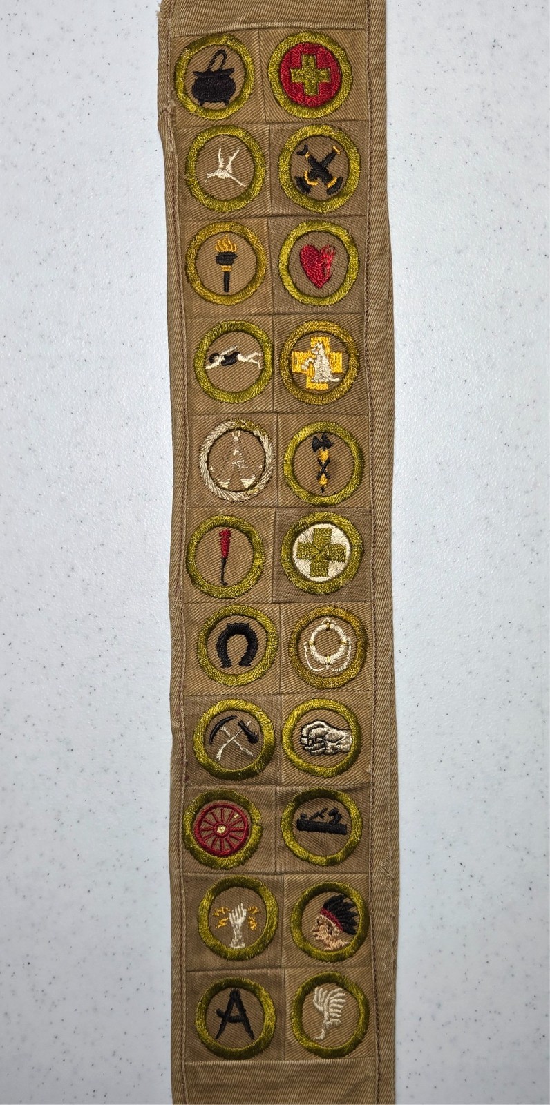 U.S. Contingent Sash 1924 2nd World Jamboree in Denmark Boy Scouts of America GP U.S. Contingent Sash 1924 2nd World Jamboree in Denmark Boy Scouts of America GP