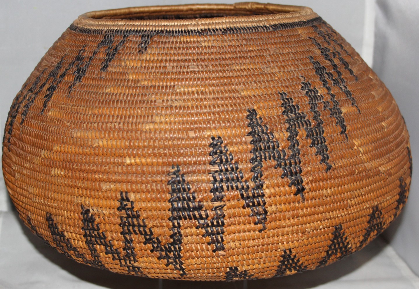 Spectacular Vintage Large Southern California Mission Basket Spectacular Vintage Large Southern California Mission Basket