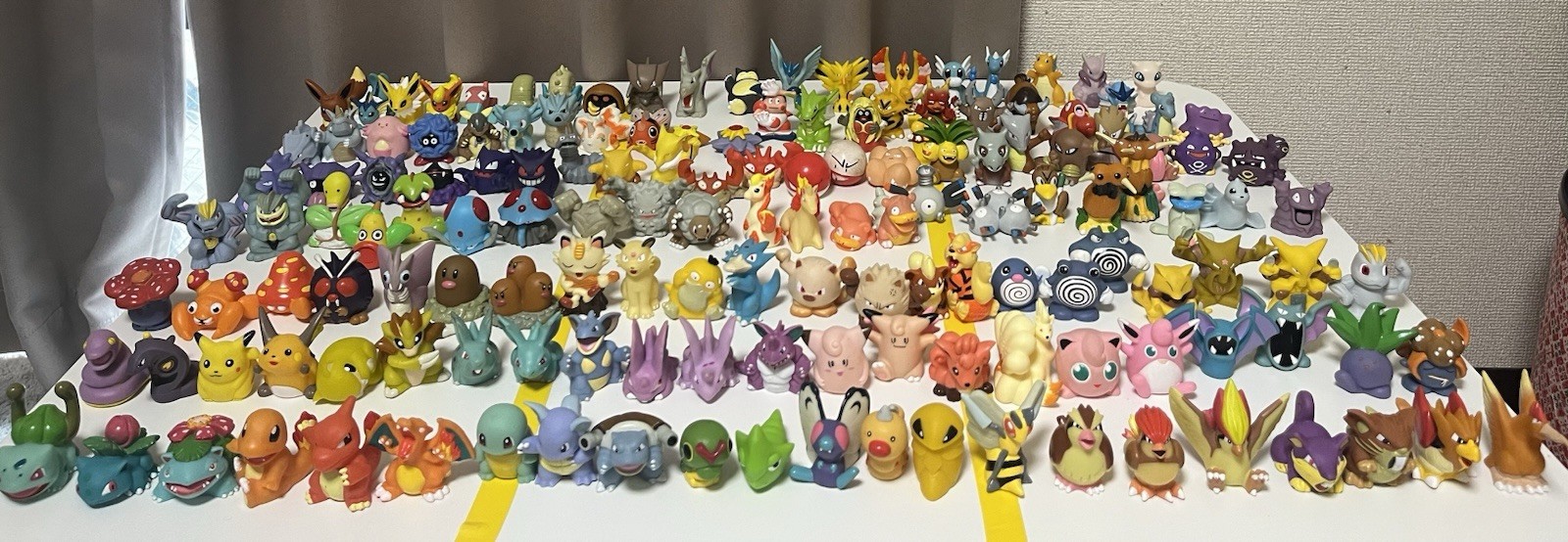 Pokemon Finger Puppet figure  lot of 151 GEN1 complete set used vintage From JP