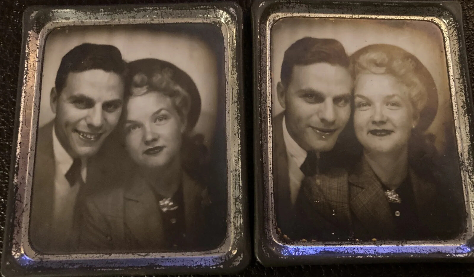 Photomatic Photos  Of Norma Jeane & Jim Dougherty - Fingerprint = Marilyn Monroe