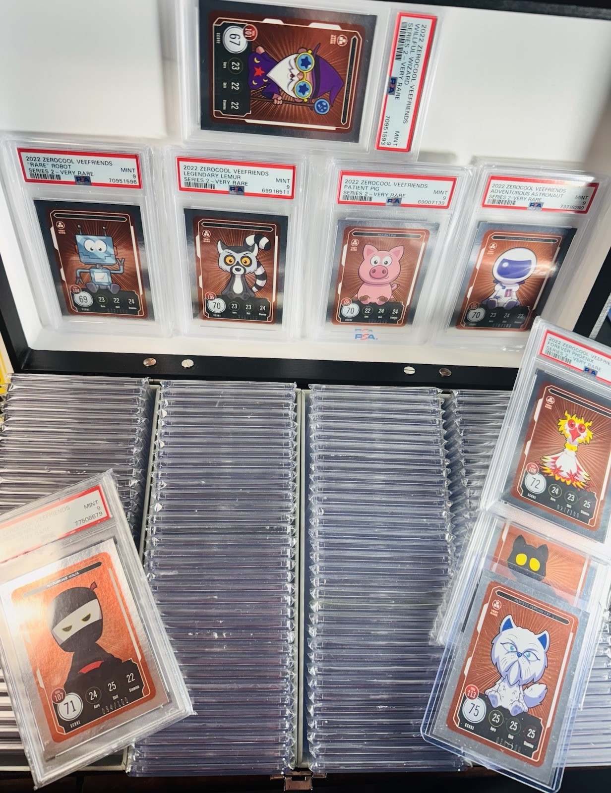 Veefriends Very Rare /100 Compete And Collect Full set Zerocool PSA Series 2 Vr Veefriends Very Rare /100 Compete And Collect Full set Zerocool PSA Series 2 Vr