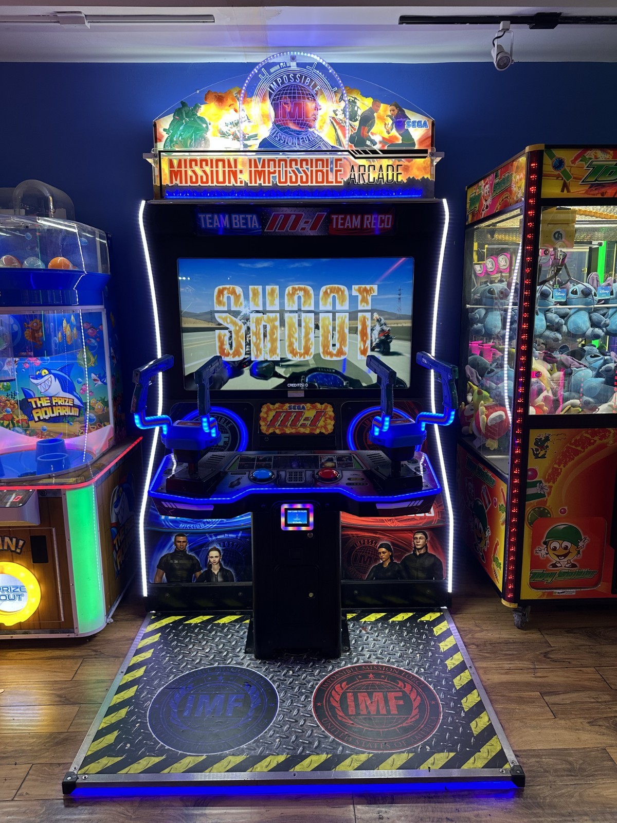 Mission Impossible DLX Shooting Arcade Machine by Sega Arcade Mission Impossible DLX Shooting Arcade Machine by Sega Arcade
