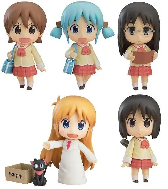 Everyday Nendoroid 5-Pc Set Arai Keiichi Figures Senon Nano Yuko Mio Mai New Everyday Nendoroid 5-Pc Set Arai Keiichi Figures Senon Nano Yuko Mio Mai New