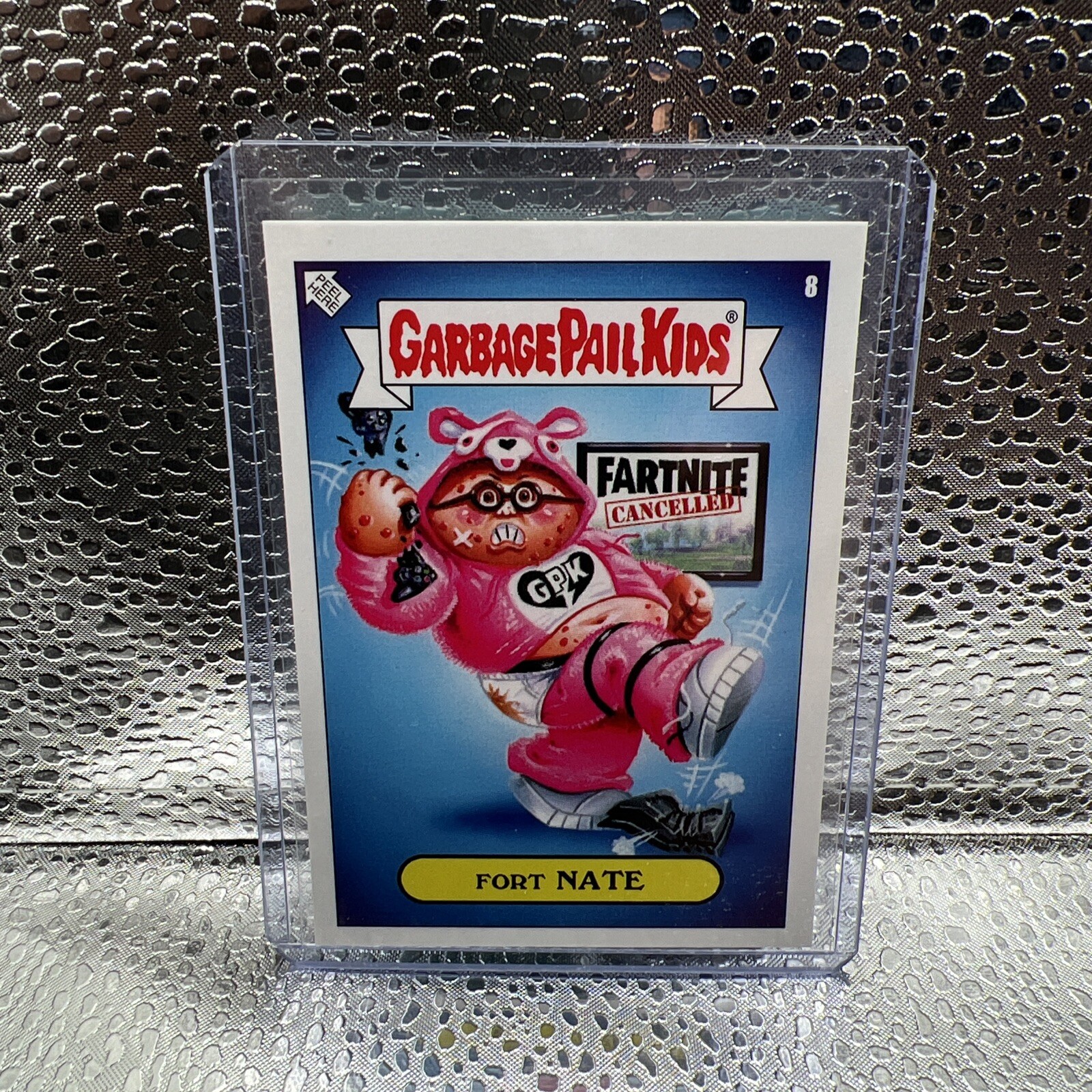 Garbage Pail Kids “2019 Was The Worst” – Fort NATE #8 - Print Run: 658 Fortnite Garbage Pail Kids “2019 Was The Worst” – Fort NATE #8 - Print Run: 658 Fortnite
