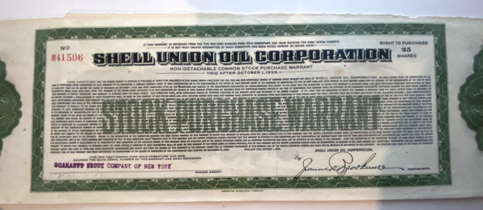 Stock Bond US National Gas Oil Shell Palmer Pacific Union Texanna Certificate Stock Bond US National Gas Oil Shell Palmer Pacific Union Texanna Certificate