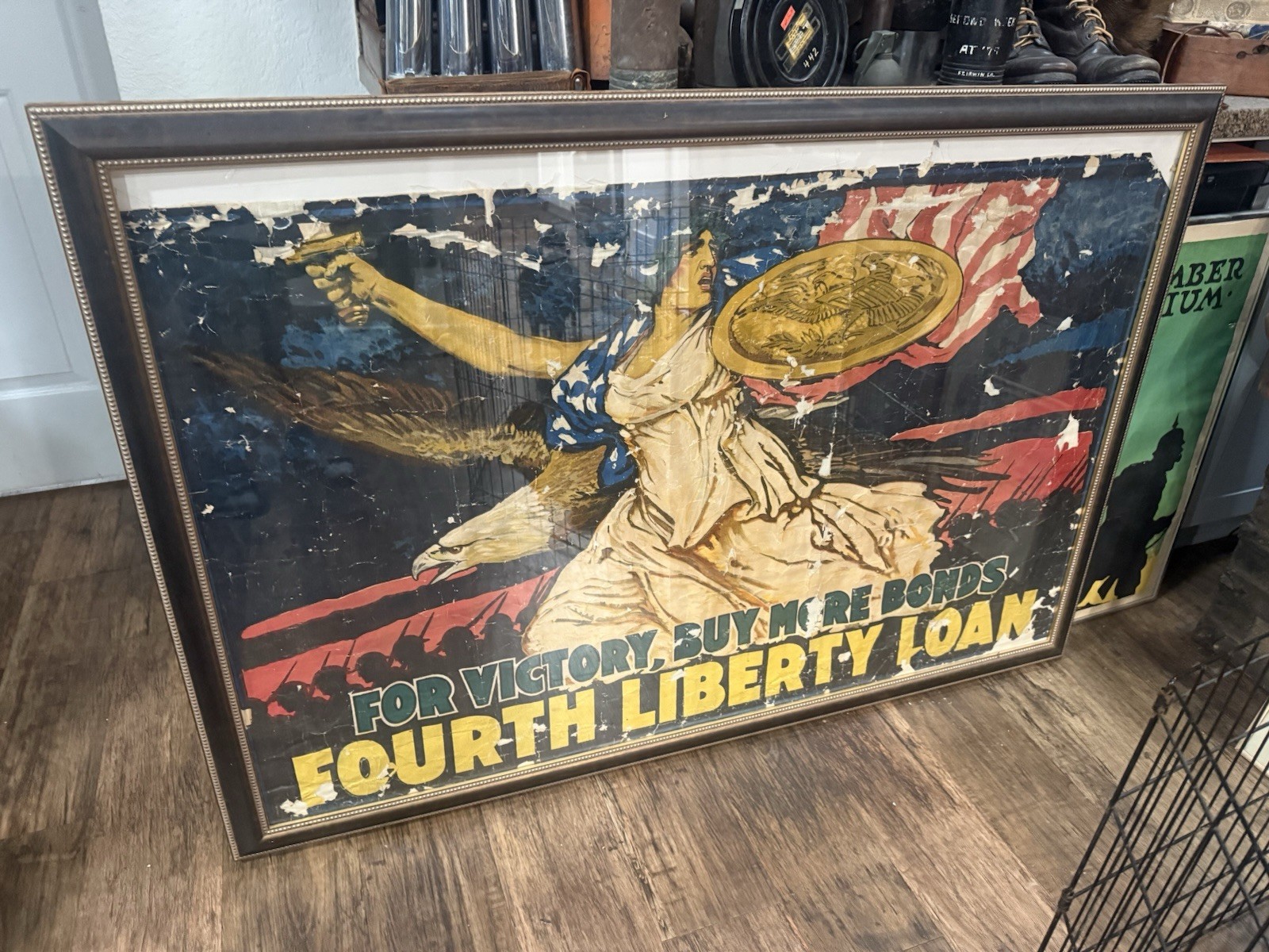 Incredible Large Victory War Bond Loan World War 1 Poster Victory Restoration Pr