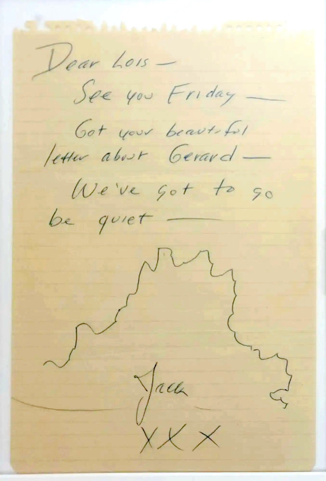 Jack Kerouac / Kerouac Letter To Lois Beckwith Signed