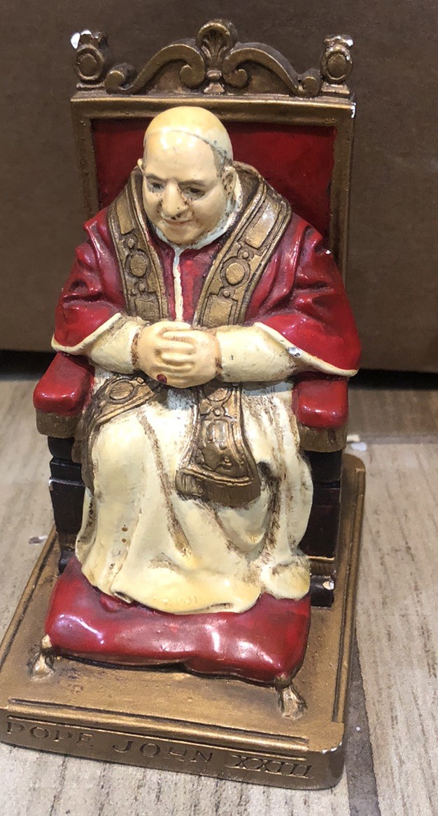 RARE Sebastian Miniature SML -332 Pope John 23rd Signed Prescott Baston