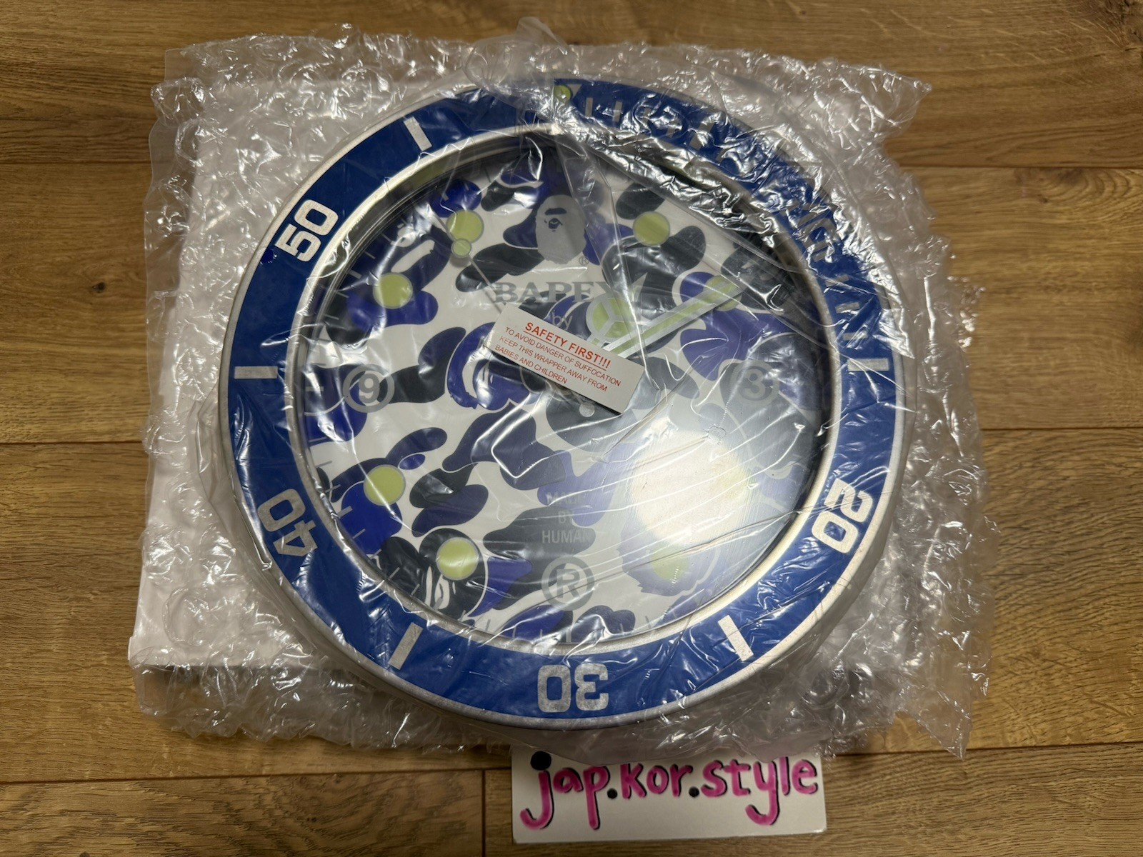 BAPE A Bathing Ape Japan Exclusive Nigo’s Favorite Shop BAPEX Wall Clock
