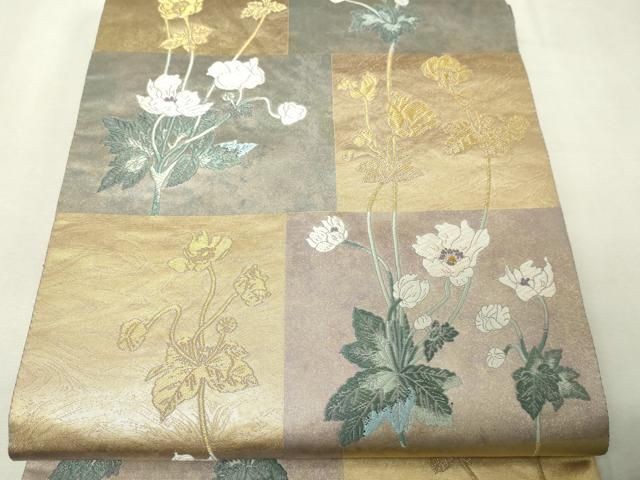 Obi Heiwaya Main Store Nishijin Nagashima Narori Fabric Nagashima Obi Hon Kaga