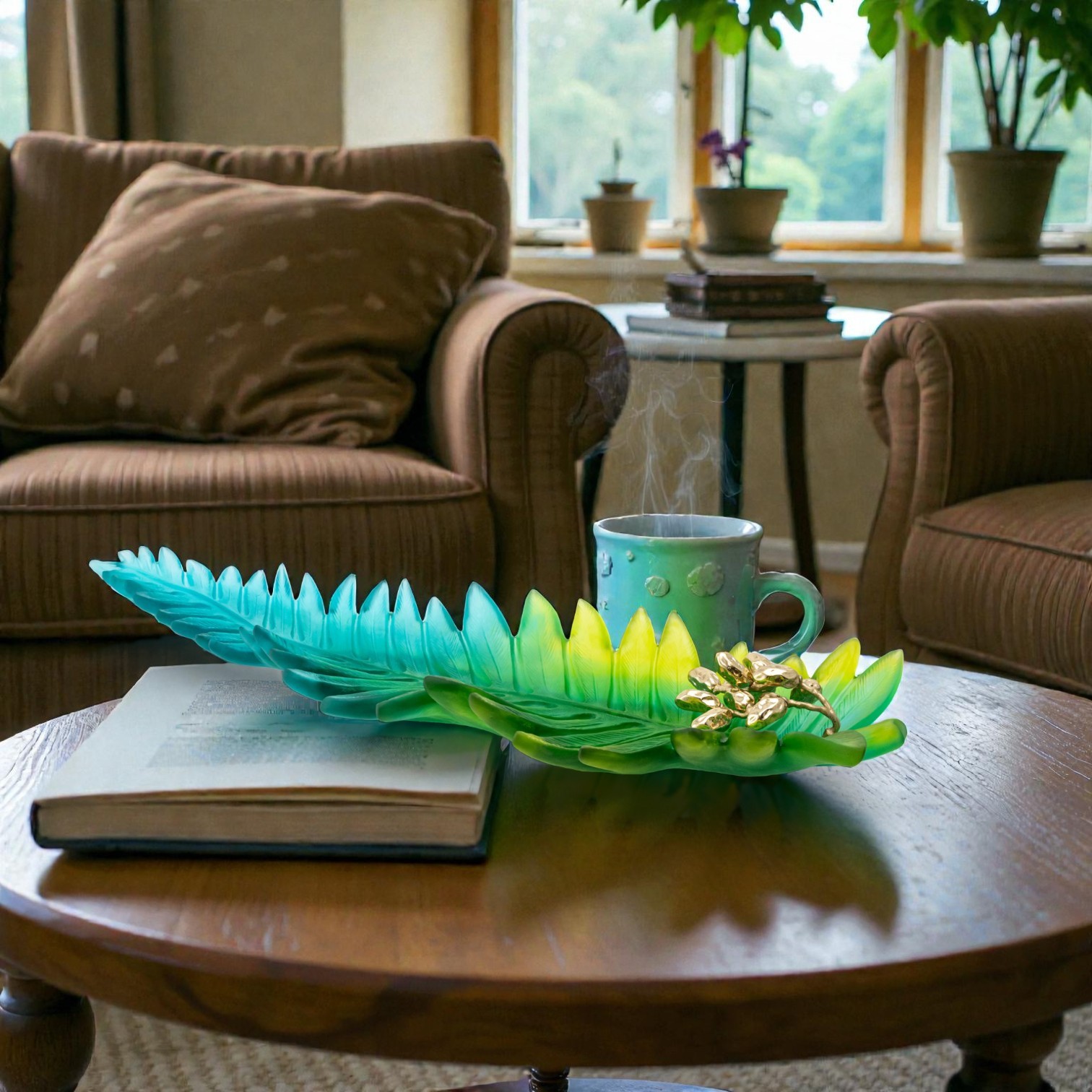 Daum Palm Beach – Large Leaf Bowl By Emilio Robba 225 pieces SKU: 05782 Daum Palm Beach – Large Leaf Bowl By Emilio Robba 225 pieces SKU: 05782