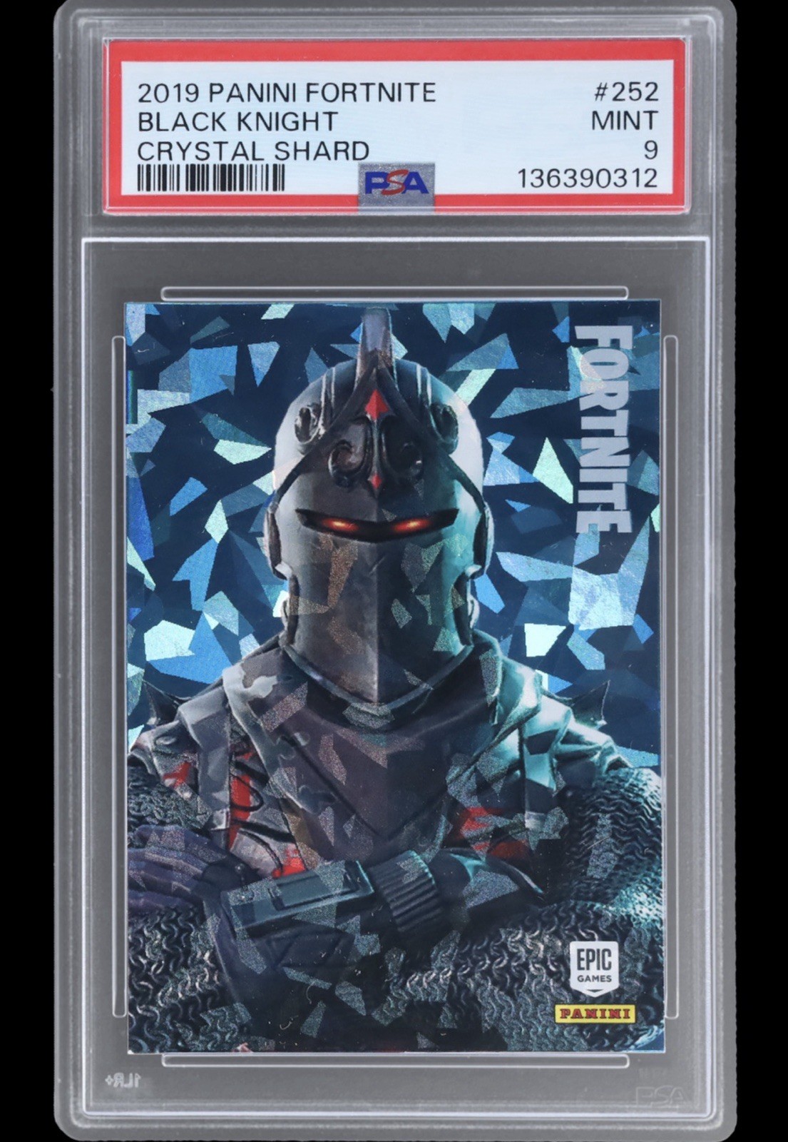 2019 Panini Fortnite Black Knight PSA 9 Legendary Crystal Shard USA 🇺🇸 2019 Panini Fortnite Black Knight PSA 9 Legendary Crystal Shard USA 🇺🇸
