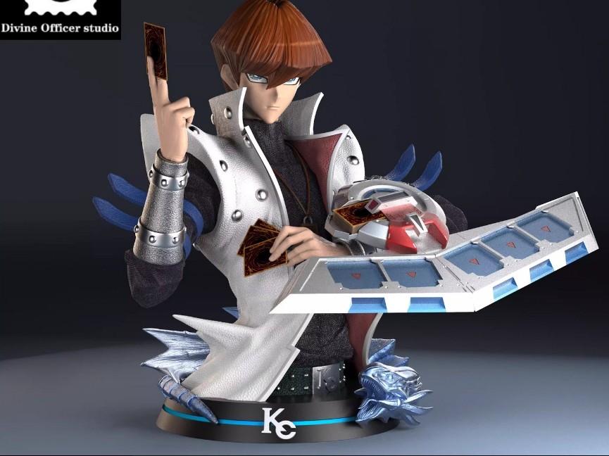 Divine Officer Studio Seto Kaiba Bust 1/1 Scale Painted New Yu-Gi-Oh Collection