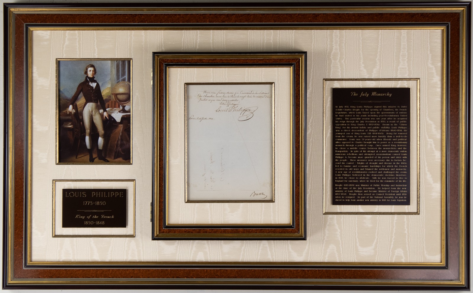 KING LOUIS PHILIPPE (FRANCE) - PROCLAMATION SIGNED 07/04/1831 KING LOUIS PHILIPPE (FRANCE) - PROCLAMATION SIGNED 07/04/1831