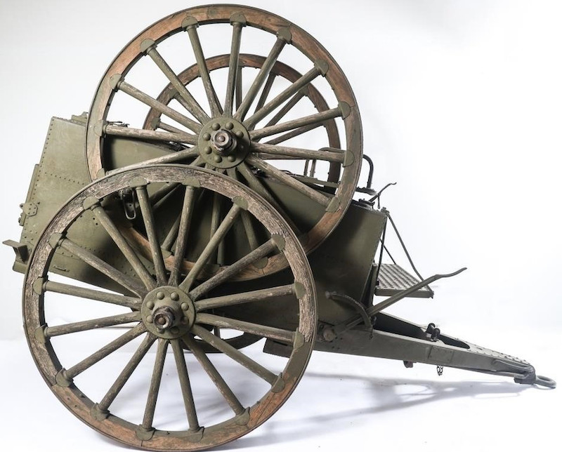 WWI US Army M1917 Battery & Store Wagon Model 1917 AM Car & FDY CO Artillery WWI US Army M1917 Battery & Store Wagon Model 1917 AM Car & FDY CO Artillery