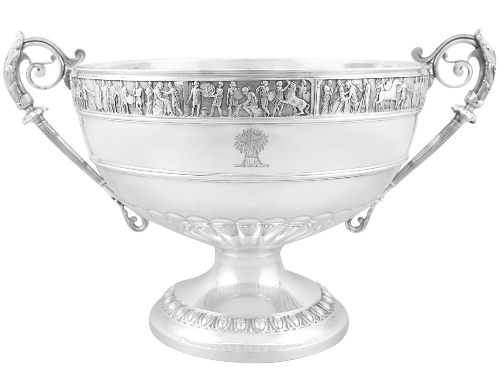 Antique Sterling Silver Presentation Bowl Victorian (1899) Antique Sterling Silver Presentation Bowl Victorian (1899)