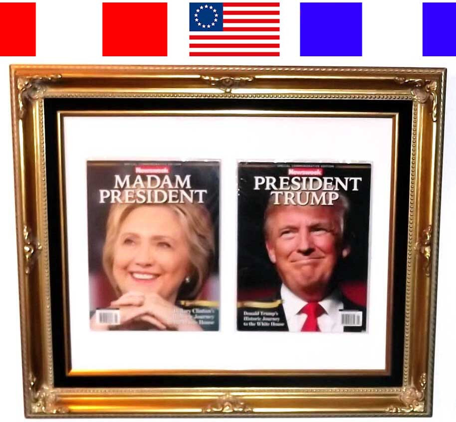 FRAMED ERROR MAGAZINES Madam President Hillary Clinton Donald Trump 4th of July FRAMED ERROR MAGAZINES Madam President Hillary Clinton Donald Trump 4th of July