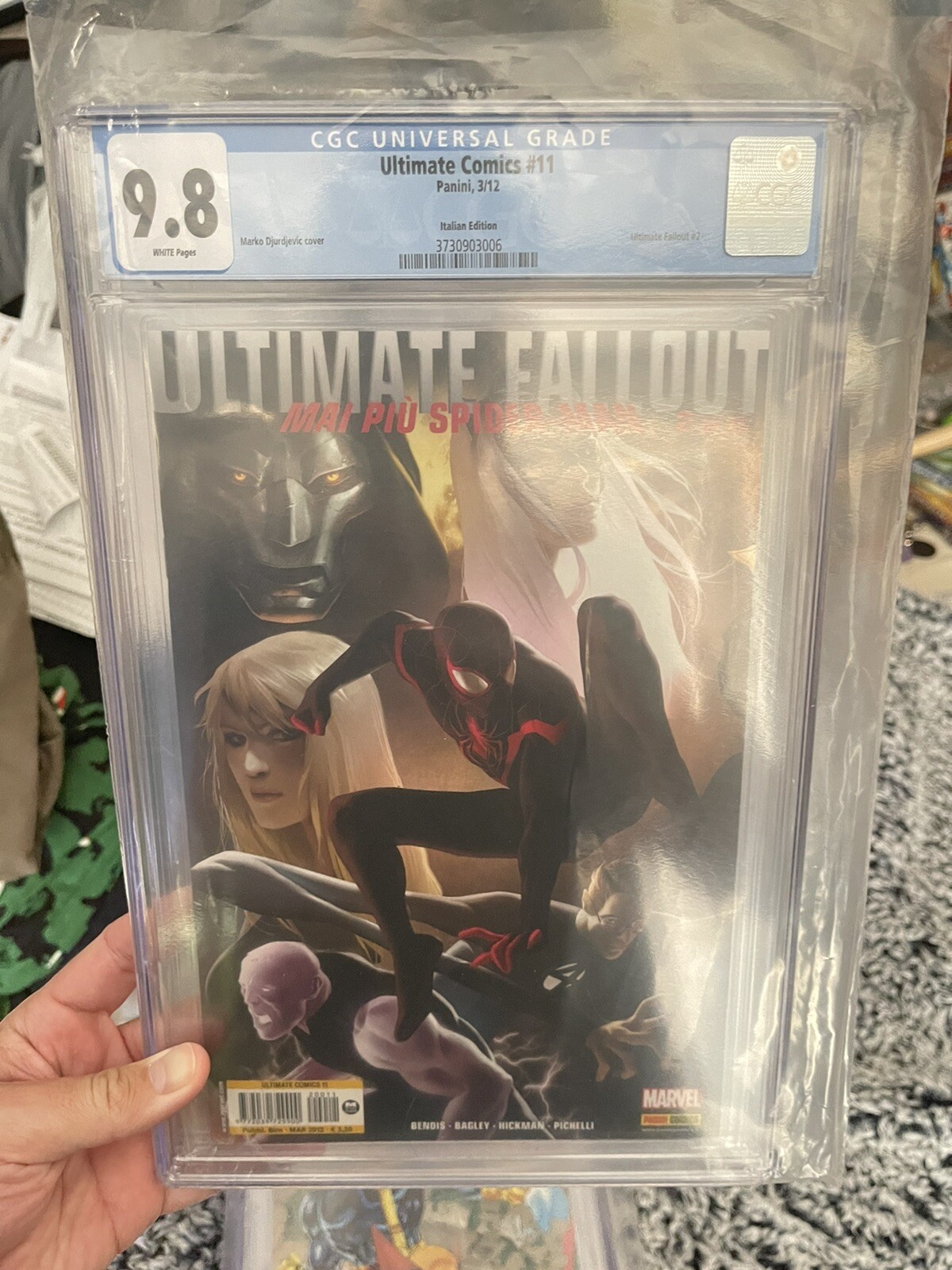 RARE italian Edition*ULTIMATE FALLOUT #4 cgc 9.8 RARE italian Edition*ULTIMATE FALLOUT #4 cgc 9.8