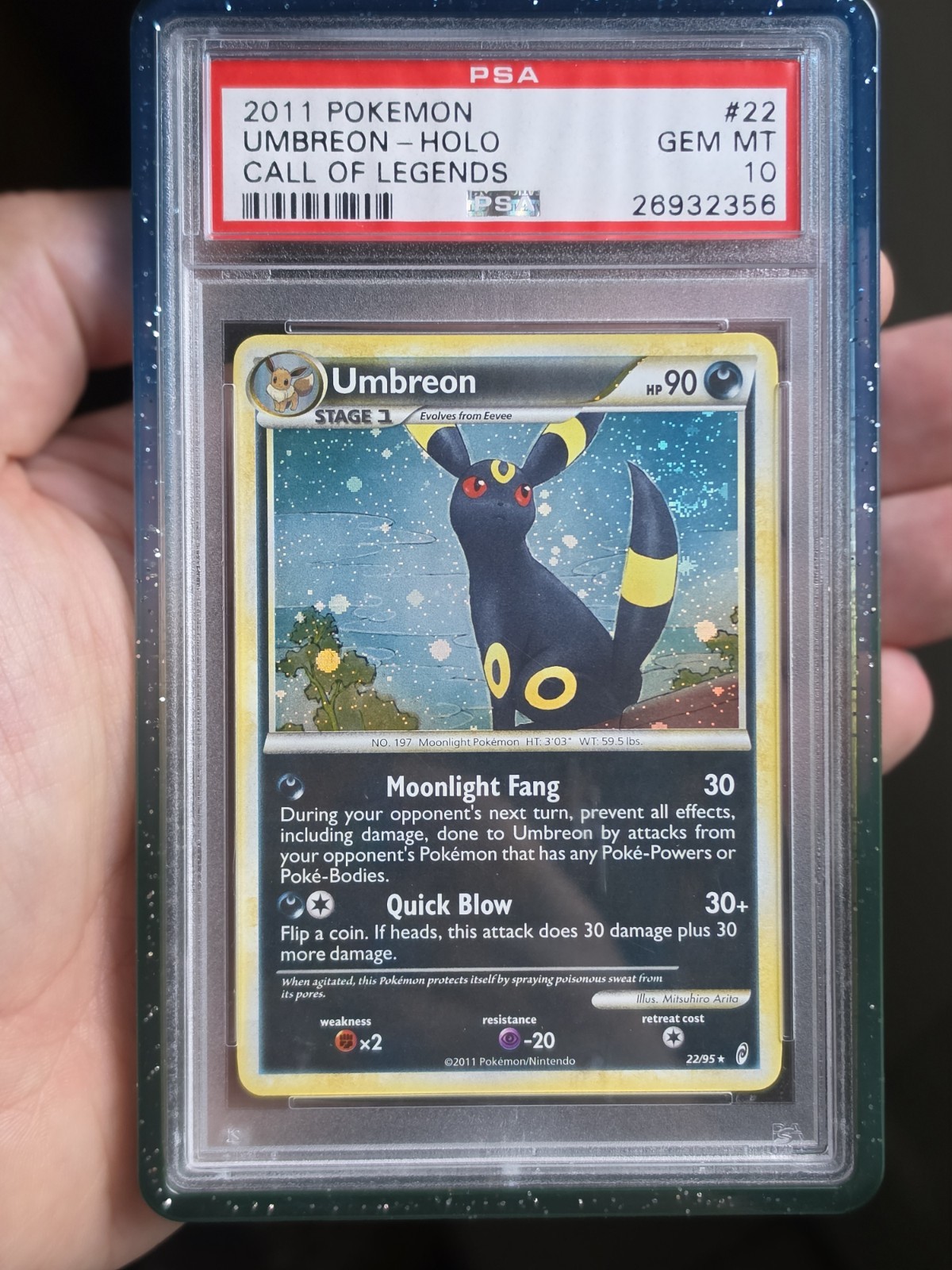 Pokemon Call of Legends Umbreon Holo Vintage PSA 10 Gem Mint PoP 22 THE FIRST