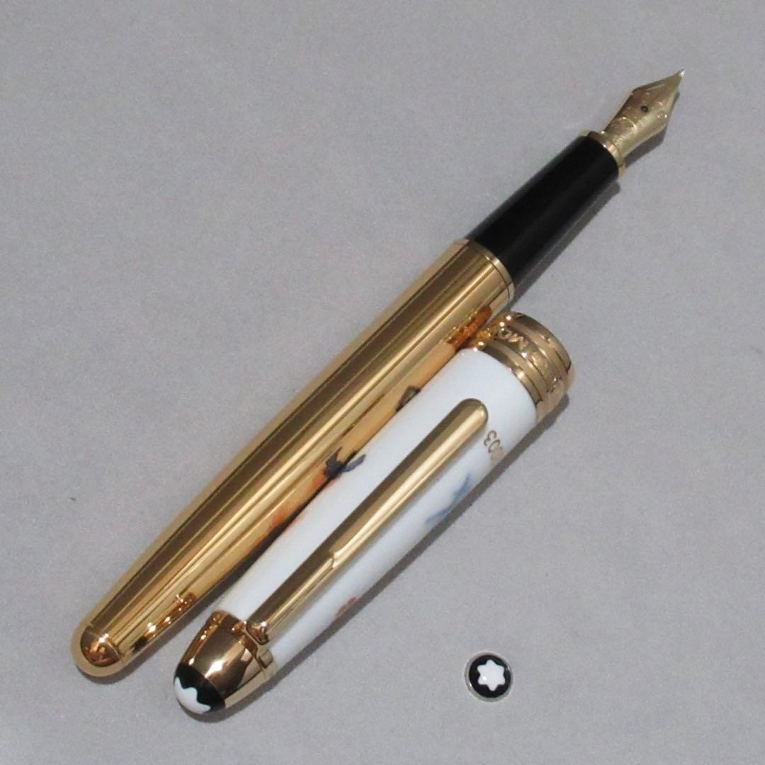 Montblanc Meisterstuck 144 Annual Edition Meissen 18K M Nib Limited 300 #366 Montblanc Meisterstuck 144 Annual Edition Meissen 18K M Nib Limited 300 #366