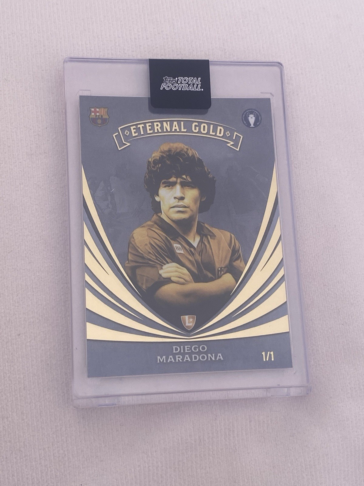 Diego Armando Maradona /1 Eternald Gold Topps Total Football