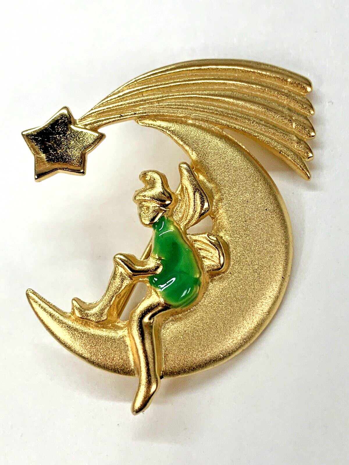 Oberon 2013 Elf, Moon and Star Pin Pendant Mardi Gras Krewe Favor Elves of Obero Oberon 2013 Elf, Moon and Star Pin Pendant Mardi Gras Krewe Favor Elves of Obero