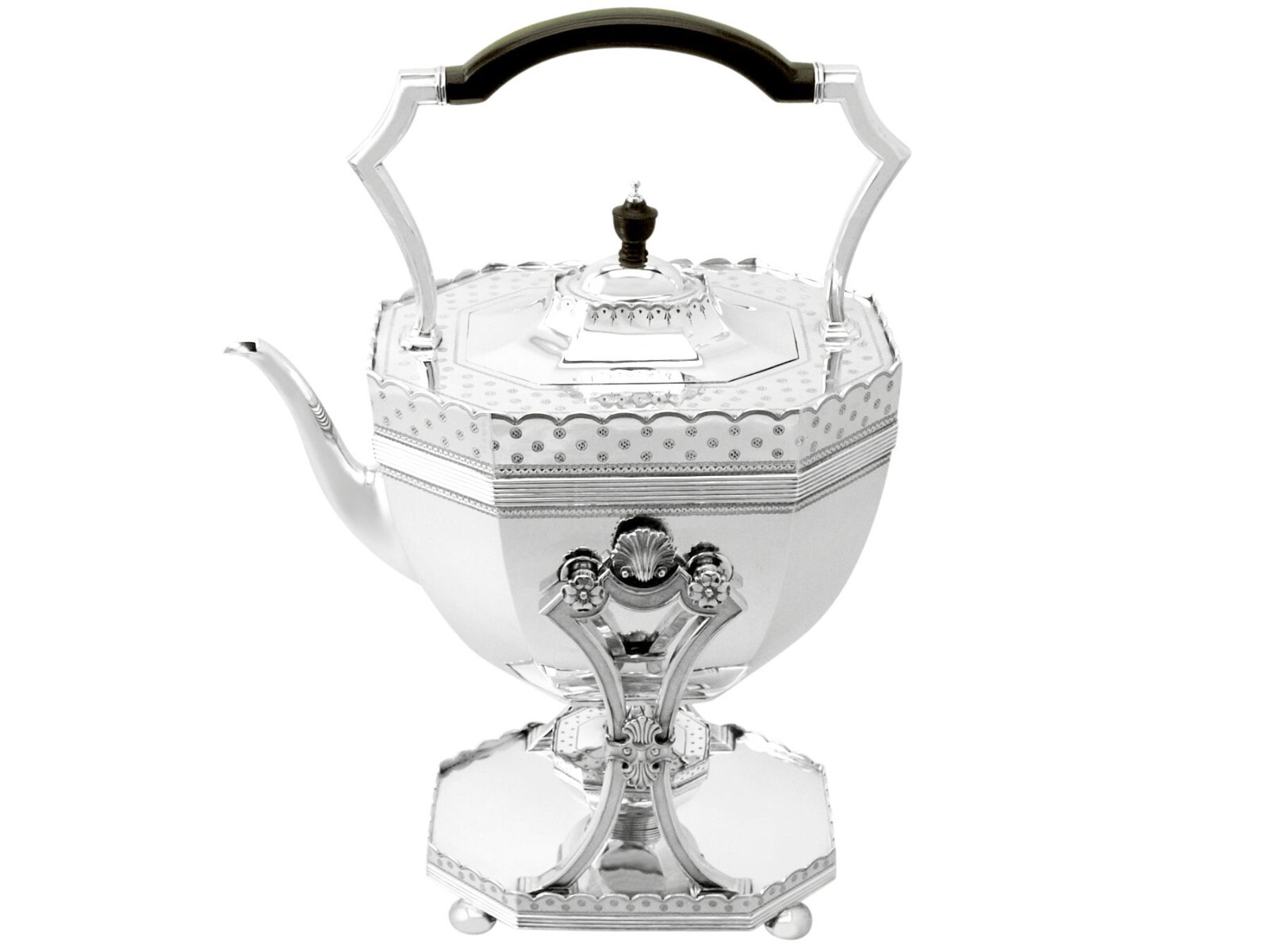Antique Victorian Sterling Silver Spirit Kettle Antique Victorian Sterling Silver Spirit Kettle