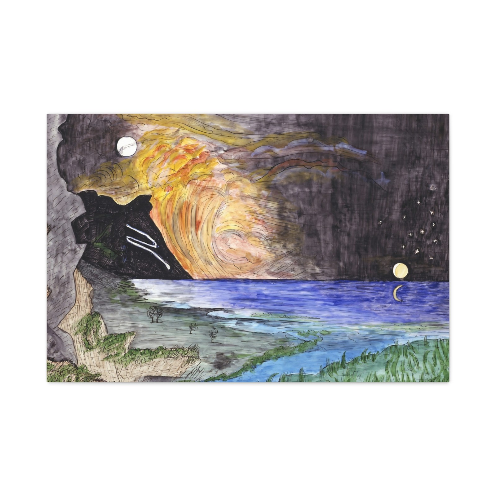Lawrence W. Ladd, active 1865-1895 - The Creation - ca. 1880 - Canvas Wall Art Lawrence W. Ladd, active 1865-1895 - The Creation - ca. 1880 - Canvas Wall Art