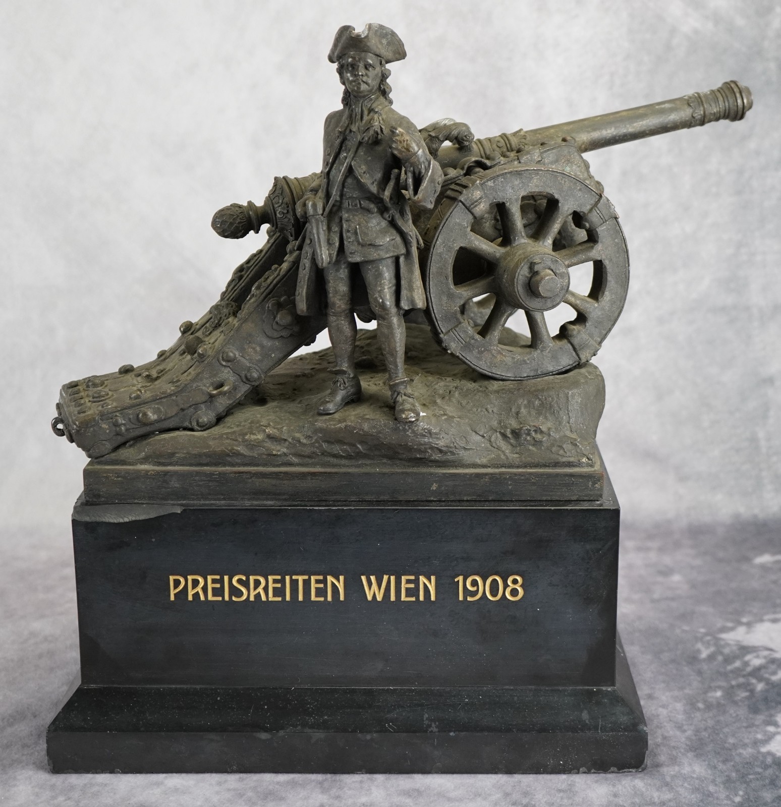 WW1 German Preisreiten Wein 1908 Bronze Statue Carl Kauba military Austrian Army WW1 German Preisreiten Wein 1908 Bronze Statue Carl Kauba military Austrian Army