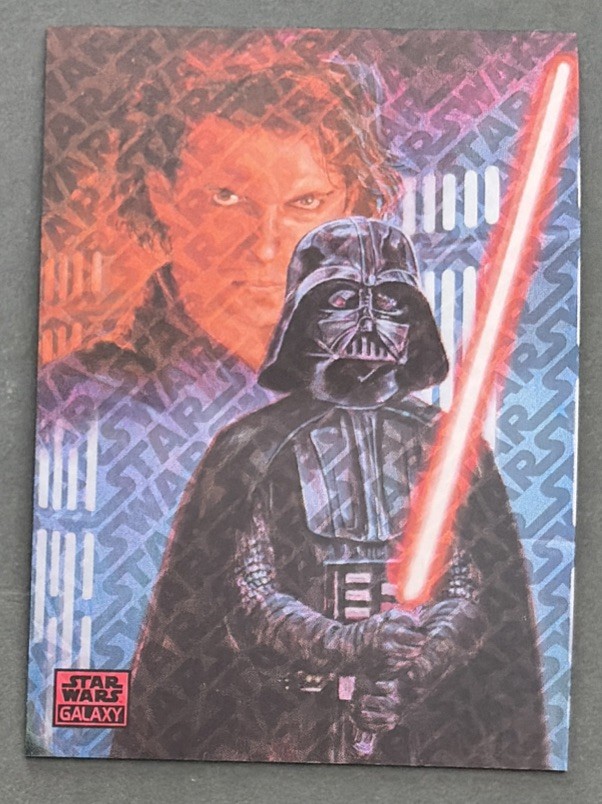 2026 Topps Star Wars Chrome Galaxy #46 WE MEET AGAIN, AT LAST Red Logofractor /5 2026 Topps Star Wars Chrome Galaxy #46 WE MEET AGAIN, AT LAST Red Logofractor /5