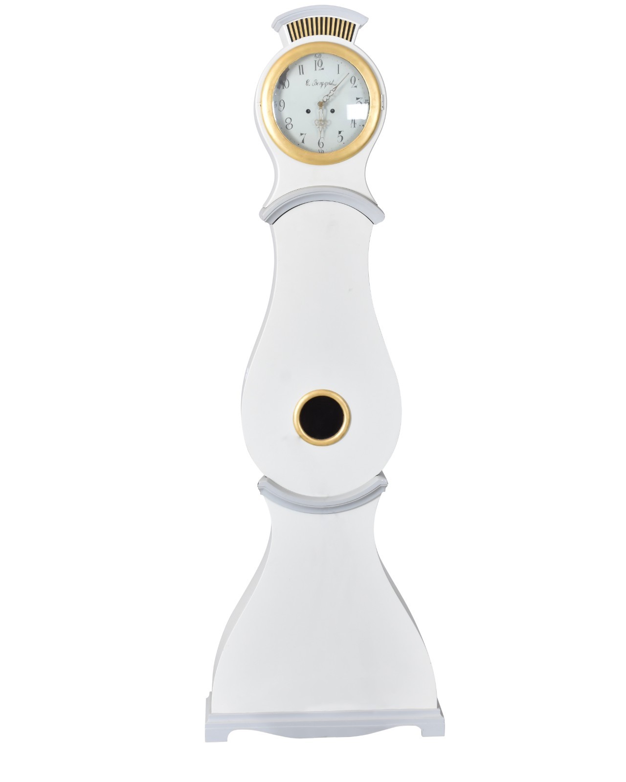 Swedish Mora Clock 1856 with painted detailing