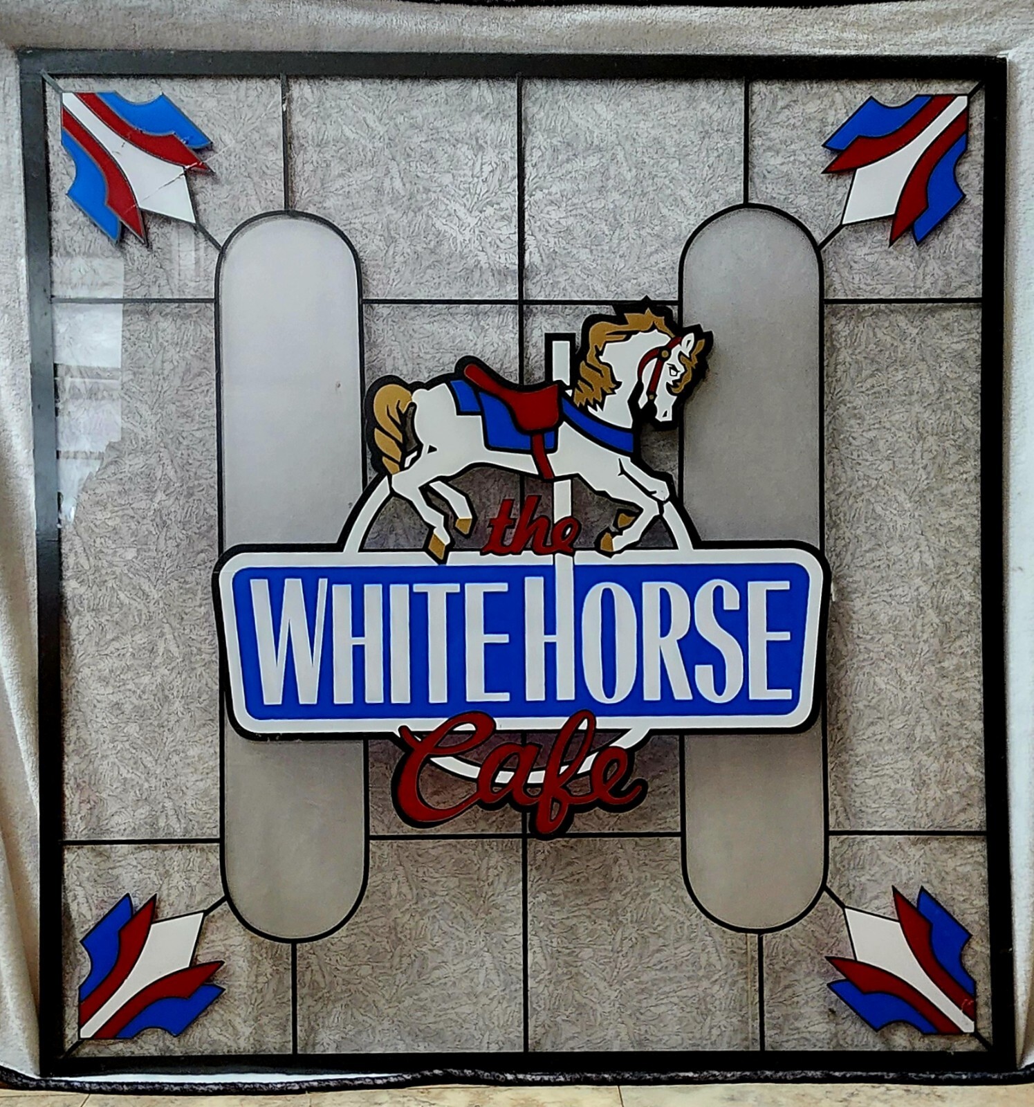 Club dance at the white horse Cafe TV Show Set Window memorabilia Club dance at the white horse Cafe TV Show Set Window memorabilia