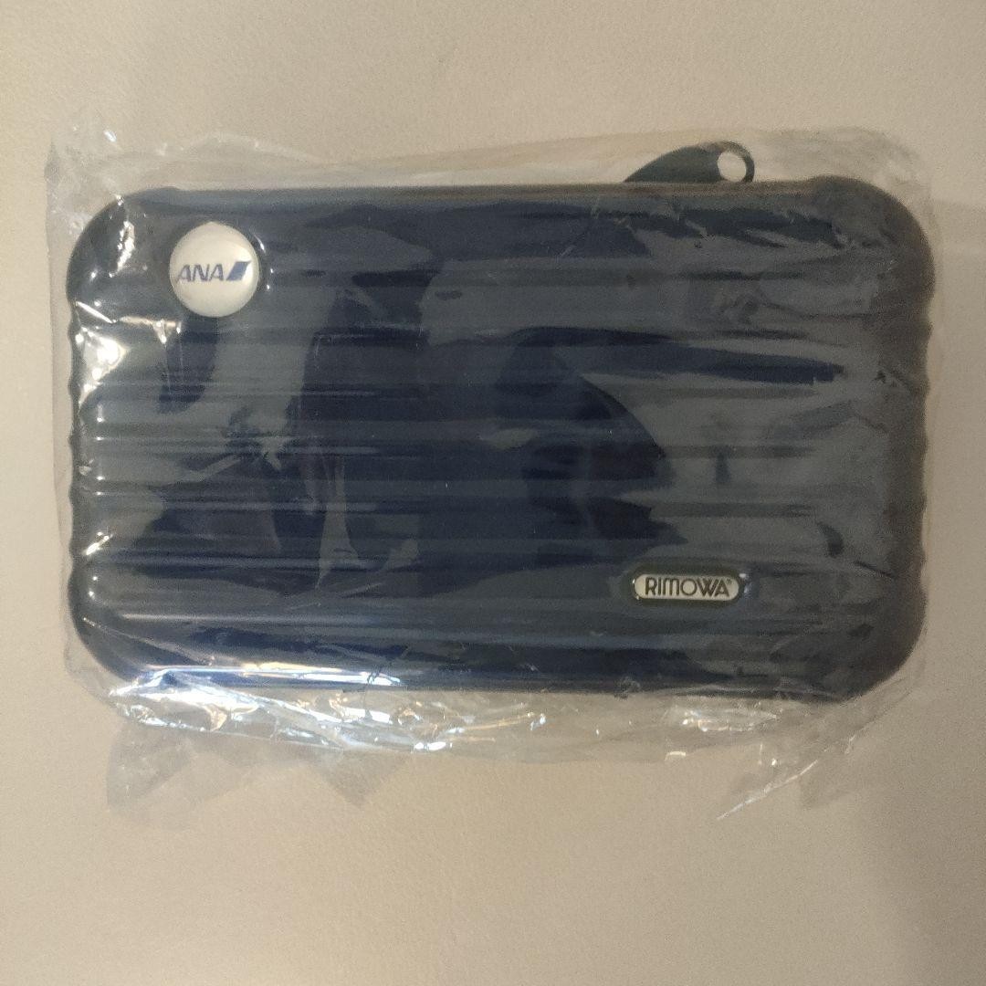 RIMOWA ANA Japan First Class Airline Amenity Kit Blue Unopend