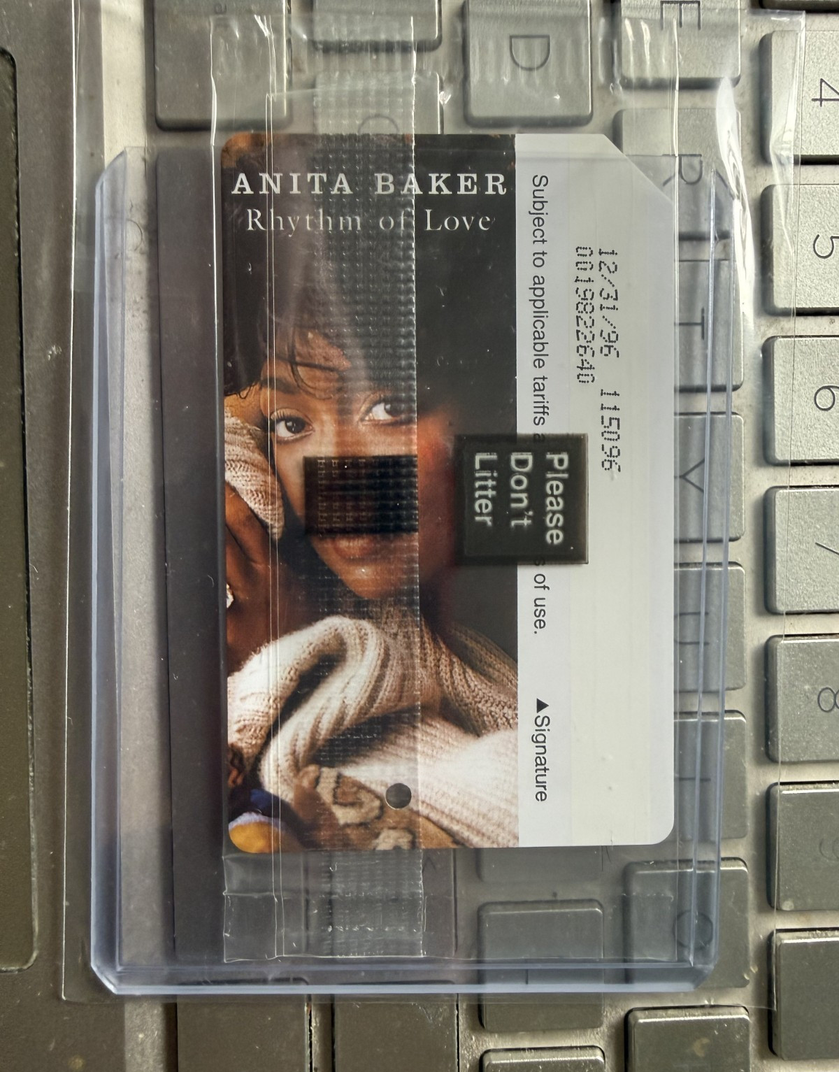 Extremely Rare ANITA BAKER blueback 1995 Subway Metrocard MTA Extremely Rare ANITA BAKER blueback 1995 Subway Metrocard MTA