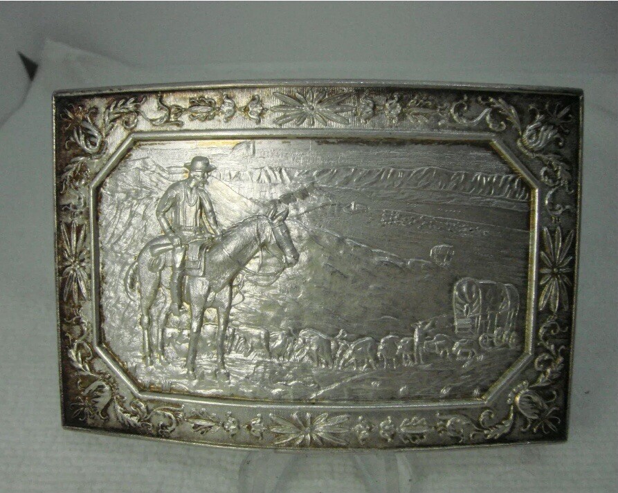 Rare Sterling Silver Belt Buckle rothschild mint zurich 187g Rare Sterling Silver Belt Buckle rothschild mint zurich 187g
