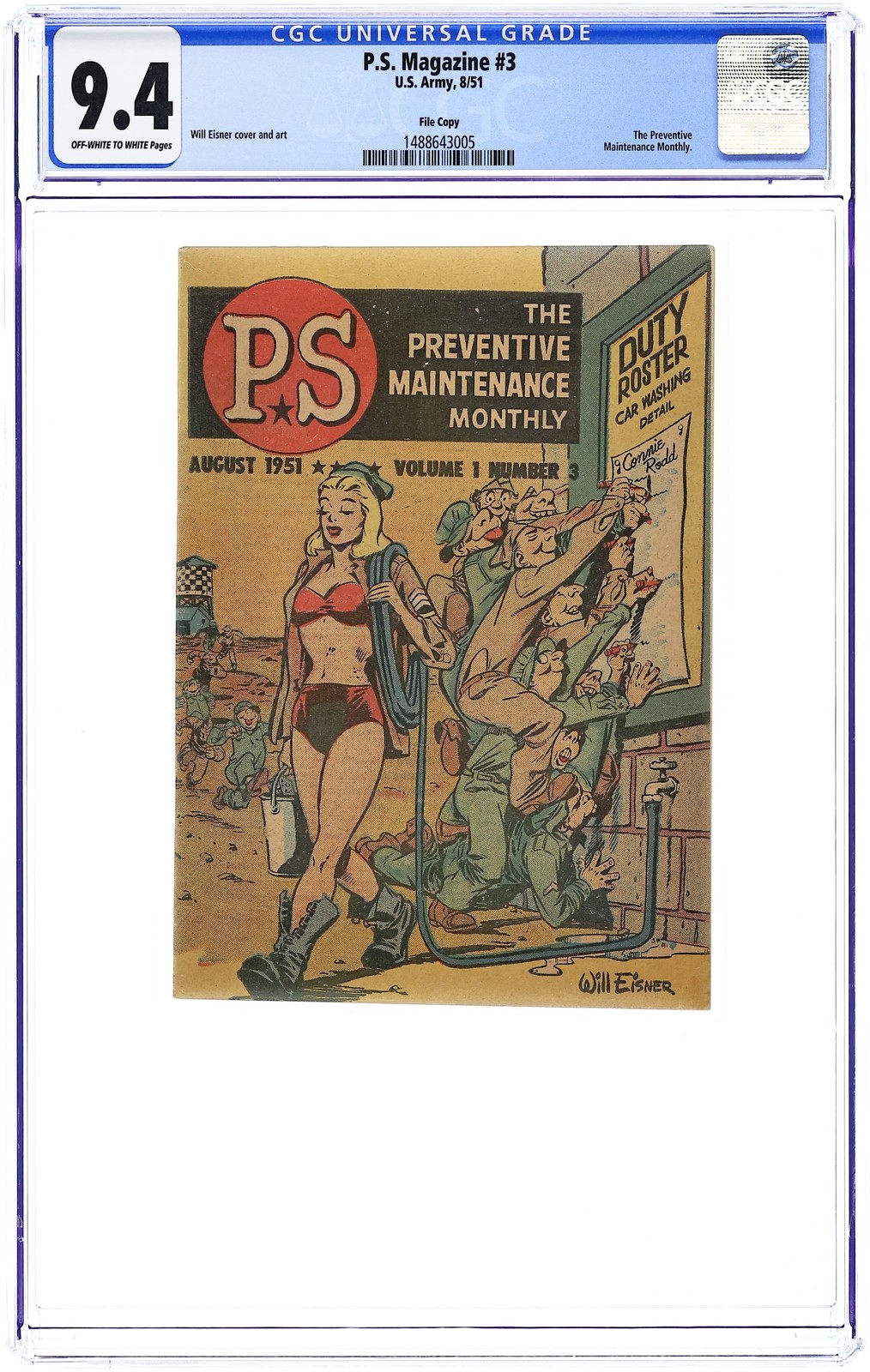 PS The Preventive Maintenance Monthly #3 CGC 9.4 1953 1488643005 PS The Preventive Maintenance Monthly #3 CGC 9.4 1953 1488643005